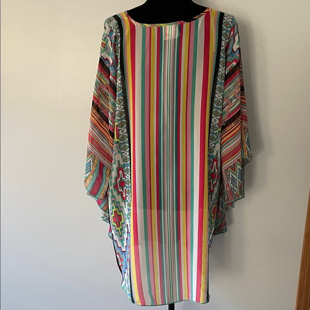 Colorful Striped Coverup - Picture 6 of 9
